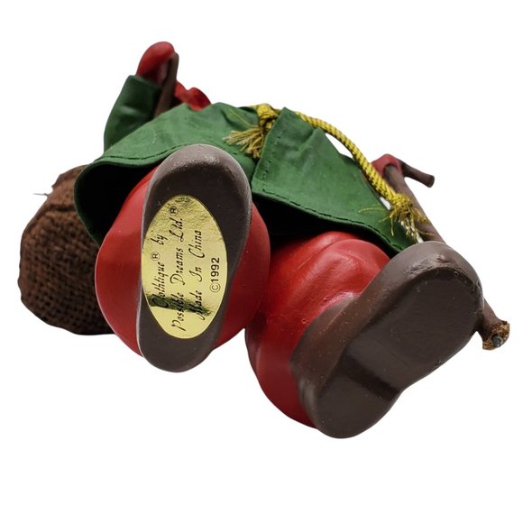 Dept 56 Possible Dreams Santa Claus Nicholas Ornament Clothtiques 714014 1992 - Picture 7 of 10